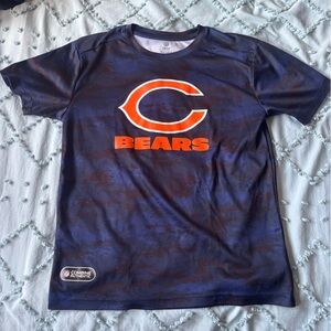 NFL Boys Navy Chicago Bears Logo Tee